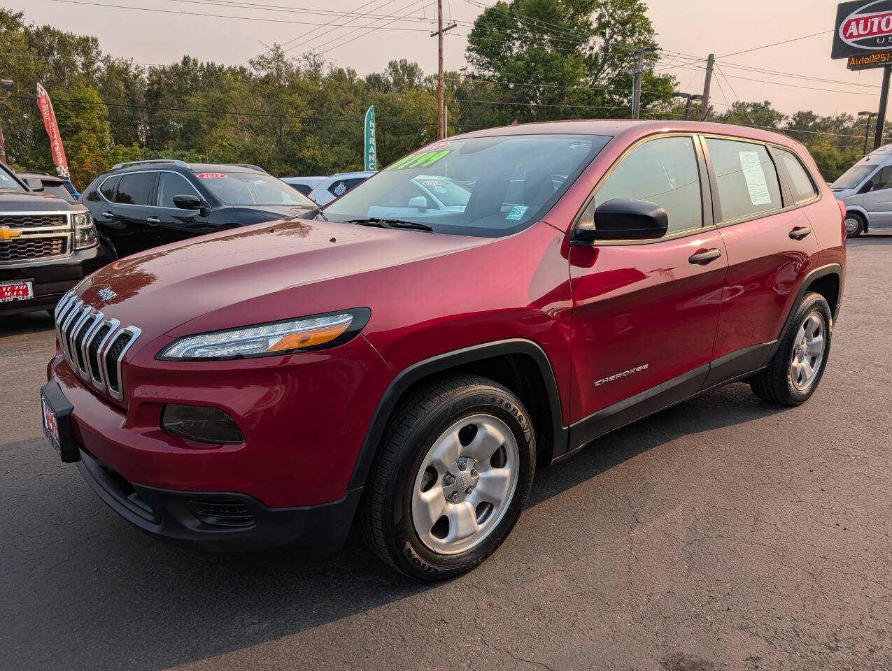 used 2017 Jeep Cherokee car, priced at $10,799