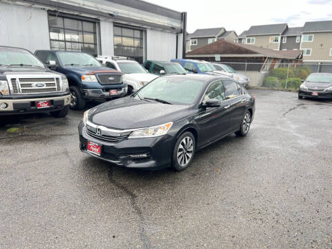 2017 Honda Accord Hybrid for sale at Apex Motors Parkland in Tacoma WA