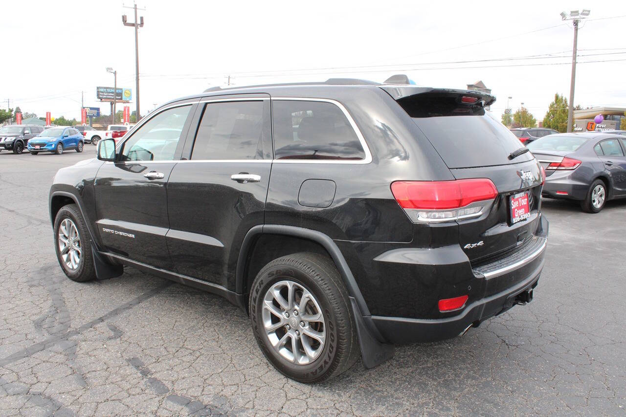 2016 Jeep Grand Cherokee for sale at Jennifer's Auto Sales & Service in Spokane Valley, WA