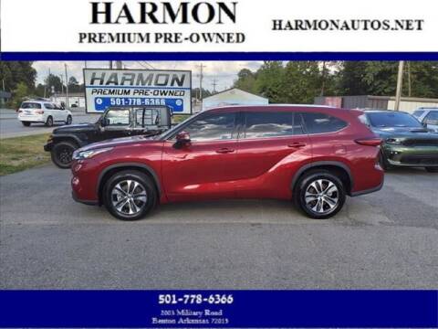 2020 Toyota Highlander for sale at Harmon Premium Pre-Owned in Benton AR