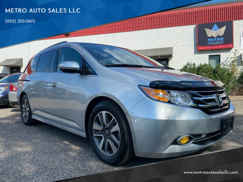 2015 Honda Odyssey for sale at METRO AUTO SALES LLC in Lino Lakes MN
