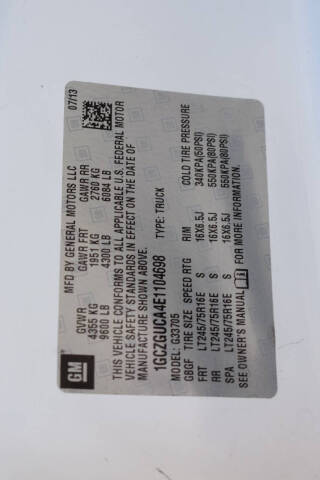 2014 Chevrolet Express 3500