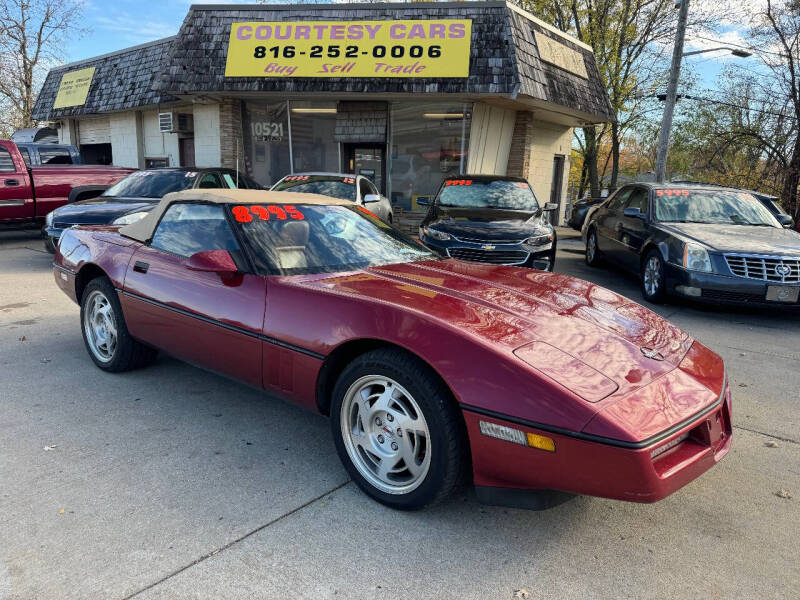 1990 Chevrolet Corvette for sale at Courtesy Cars in Independence MO