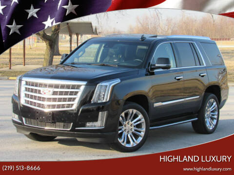 2018 Cadillac Escalade for sale at Highland Luxury in Highland IN