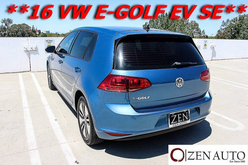 2016 Volkswagen e-Golf SE