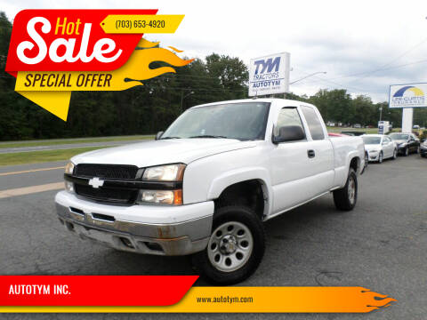 2005 Chevrolet Silverado 1500 for sale at AUTOTYM INC. in Fredericksburg VA