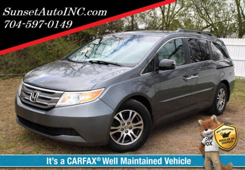 2012 Honda Odyssey for sale at Sunset Auto in Charlotte NC