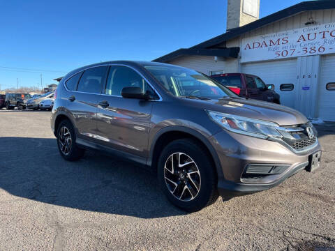 2016 Honda CR-V for sale at Adams Auto Sales Inc in Mankato MN