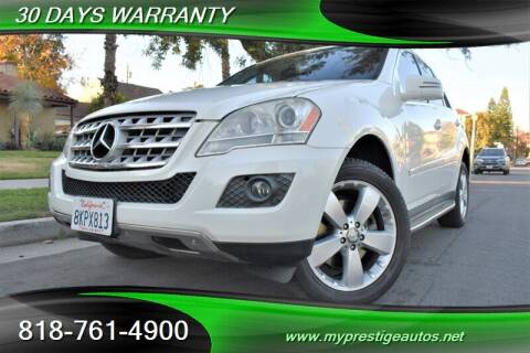2011 Mercedes-Benz M-Class for sale at Prestige Auto Sports Inc in North Hollywood CA