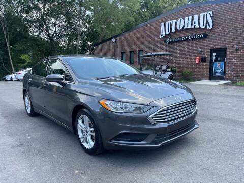 2018 Ford Fusion for sale at Autohaus of Greensboro in Greensboro NC