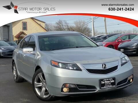 2012 Acura TL for sale at Star Motor Sales in Downers Grove IL
