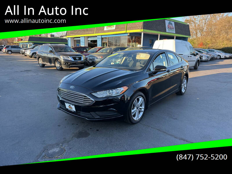 2018 Ford Fusion for sale at All In Auto Inc in Palatine IL