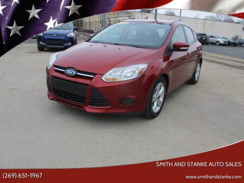2014 Ford Focus for sale at Smith and Stanke Auto Sales in Sturgis MI
