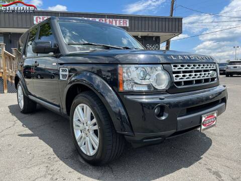 2011 Land Rover LR4 for sale at CERTIFIED CAR CENTER in Fairfax VA