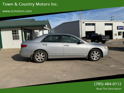 2005 Honda Accord for sale at Town & Country Motors Inc. in Meriden KS