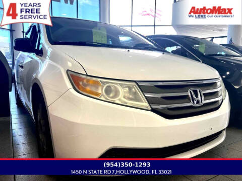 2013 Honda Odyssey for sale at Auto Max in Hollywood FL