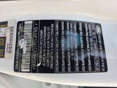 2012 Land Rover Range Rover HSE LUX