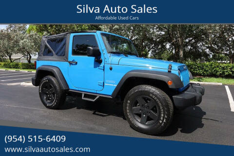 2011 Jeep Wrangler for sale at Silva Auto Sales in Pompano Beach FL