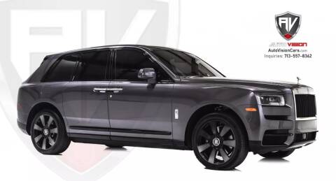 2022 Rolls-Royce Cullinan for sale at Auto Vision in Houston TX