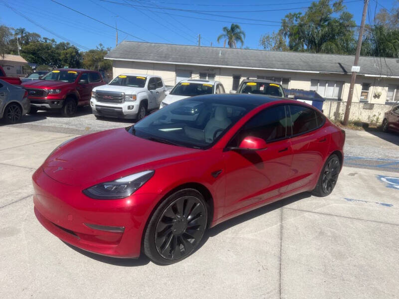2022 Tesla Model 3 for sale at Galaxy Auto Service, Inc. in Orlando FL