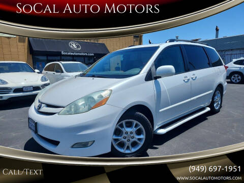 2006 Toyota Sienna for sale at SoCal Auto Motors in Costa Mesa CA