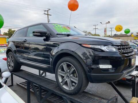 2013 Land Rover Range Rover Evoque Coupe for sale at Crown Auto Inc in South Gate CA