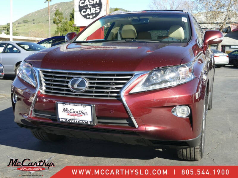 2013 Lexus RX 350 for sale at McCarthy Wholesale in San Luis Obispo CA