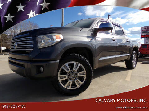 2014 Toyota Tundra for sale at Calvary Motors, Inc. in Bixby OK