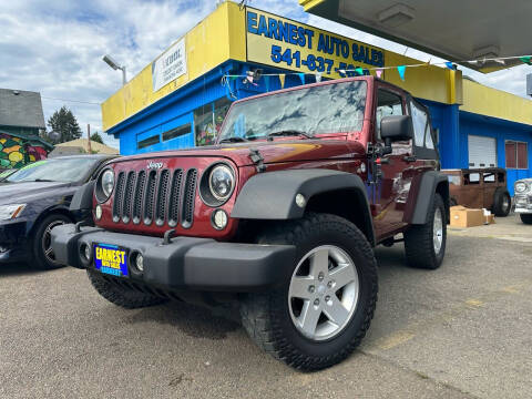 2010 Jeep Wrangler for sale at Earnest Auto Sales in Roseburg OR