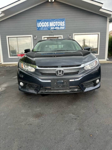 2018 Honda Civic for sale at Logos Motors Inc in Lawrence IN