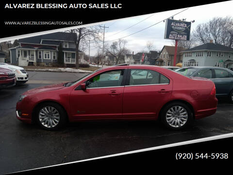 2012 Ford Fusion Hybrid for sale at ALVAREZ BLESSING AUTO SALES LLC in Green Bay WI