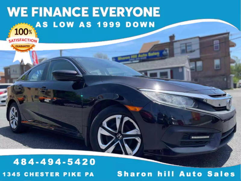 2016 Honda Civic for sale at Sharon Hill Auto Sales LLC in Sharon Hill PA