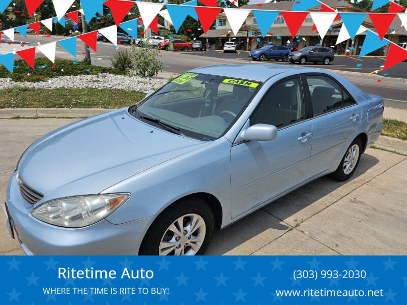 2005 Toyota Camry for sale at Ritetime Auto in Lakewood CO