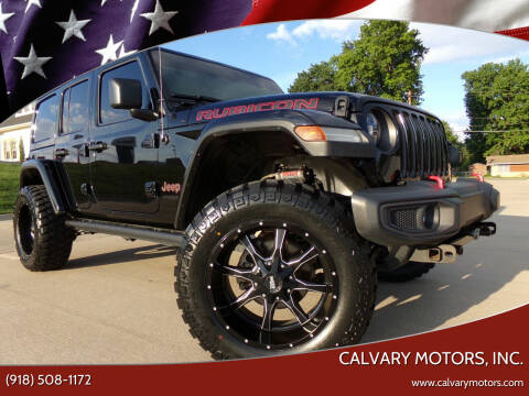 2021 Jeep Wrangler Unlimited for sale at Calvary Motors, Inc. in Bixby OK