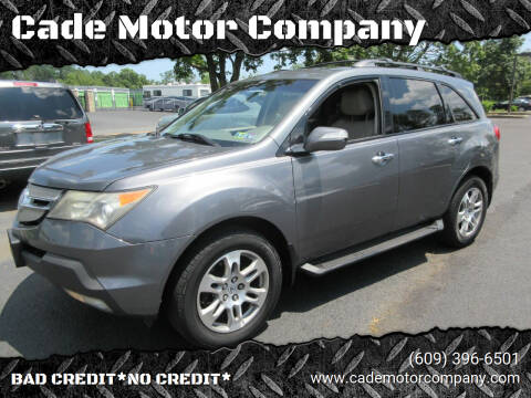 2009 Acura MDX for sale at Cade Motor Company in Lawrenceville NJ