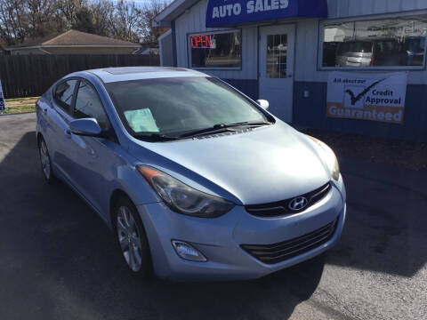 2012 Hyundai Elantra for sale at B & R Auto Sales in Terre Haute IN