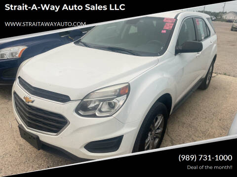 2016 Chevrolet Equinox for sale at Strait-A-Way Auto Sales LLC in Gaylord MI
