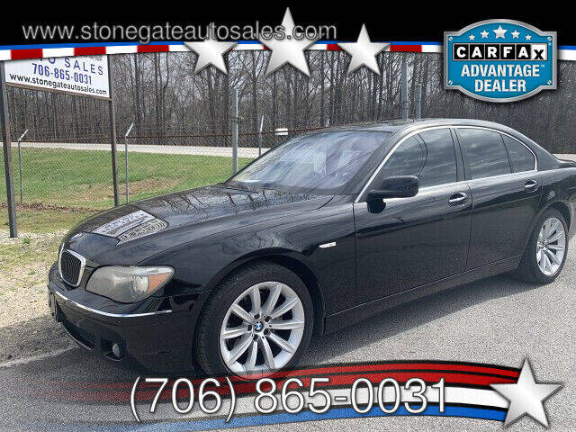 2008 BMW 7 Series for sale at Stonegate Auto Sales in Cleveland GA