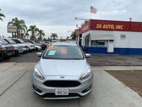 2015 Ford Focus for sale at 3K Auto in Escondido CA