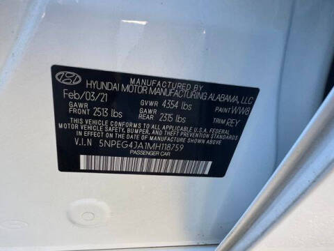 2021 Hyundai Sonata SE