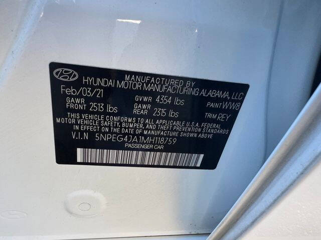 2021 Hyundai Sonata SE