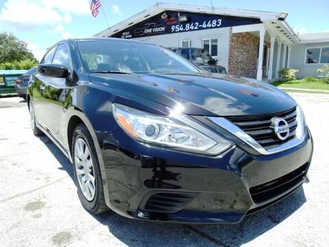 2017 Nissan Altima for sale at One Vision Auto in Hollywood FL