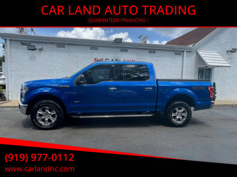 2015 Ford F-150 for sale at CAR LAND  AUTO TRADING in Raleigh NC