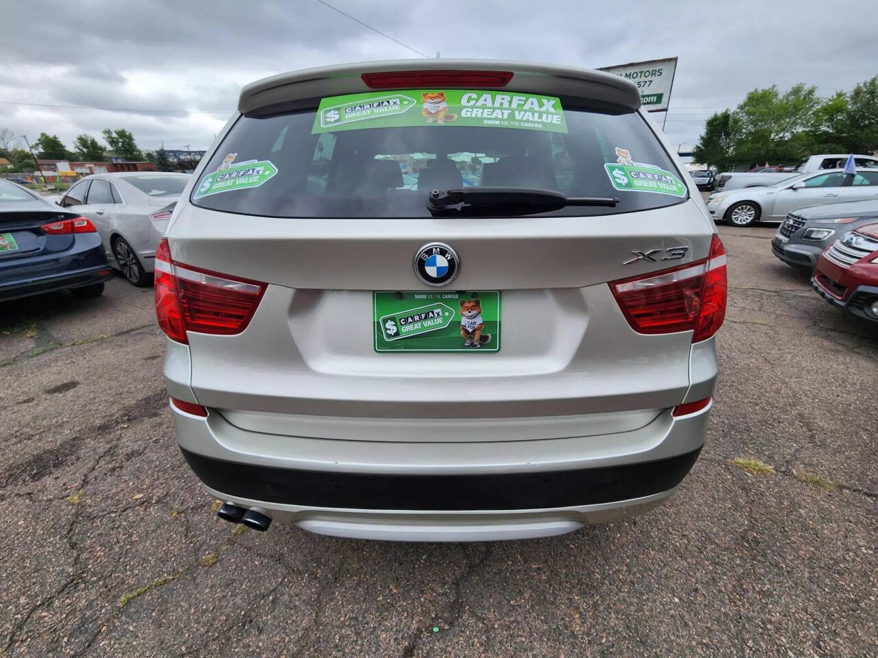 2013 BMW X3 for sale at GO GREEN MOTORS in Lakewood, CO