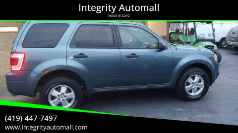 2011 Ford Escape for sale at Integrity Automall in Tiffin OH