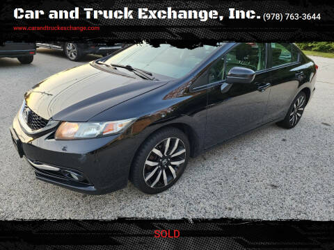 2015 Honda Civic for sale at Car and Truck Exchange, Inc. in Rowley MA