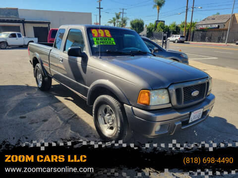 2004 Ford Ranger for sale at ZOOM CARS LLC in Sylmar CA