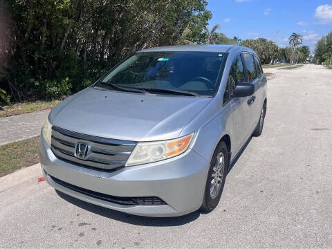 2012 Honda Odyssey for sale at L G AUTO SALES in Boynton Beach FL