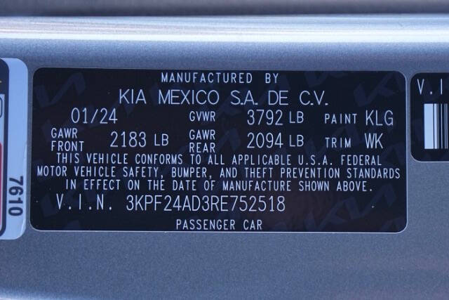 2024 Kia Forte LXS
