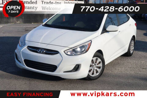 2016 Hyundai Accent for sale at VIP Kars in Marietta GA